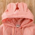 New Toddler Kids Baby Girls 3D Ear Hoodie Tops Coat Hooded Jacket Outwear Clothes