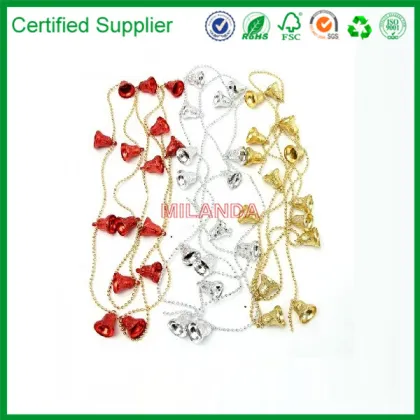 Milanda Christmas gold bell chain