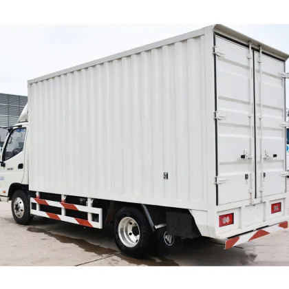 Cheaper Price 5Tons Foton Cargo Van Lorry Truck, Foton Box Truck, Foton Close Cargo Body Truck For Sales
