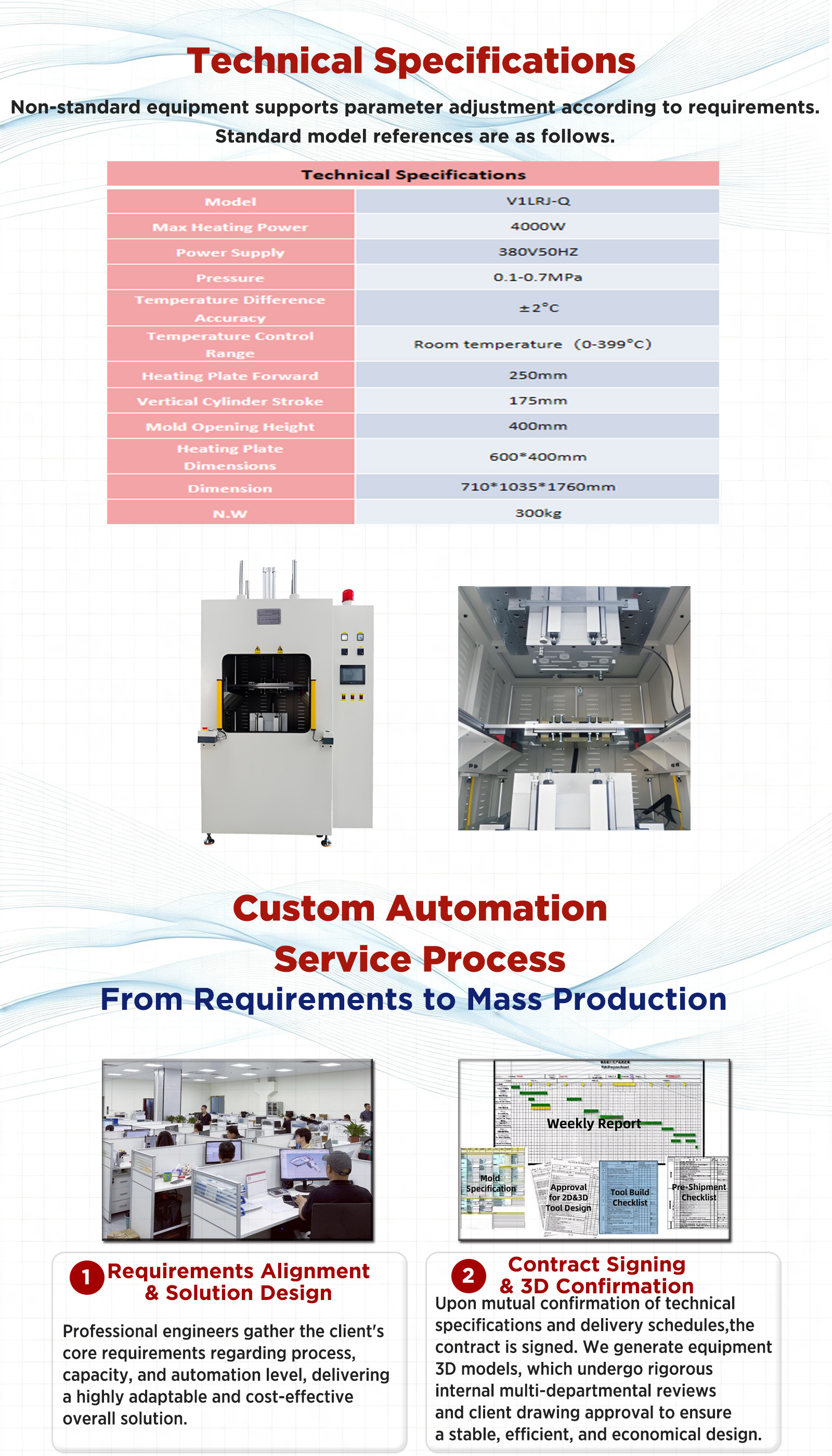 Economy Vertical Hot Plate Welding Machine product 2