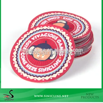 Sinicline custom made round woven patch for children's outfits
