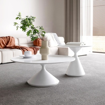 Multi-Functional Furniture Marble Top Tea Table White Marble Coffee Table For Home