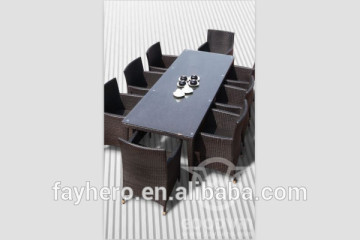 GW3091 garden furniture wicker dining set