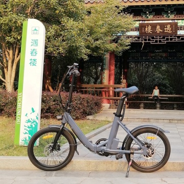 Fabryka 20 \ "Kompaktowy stopniowy rower elektryczny z aluminiową ramą, 36V 250W Bateria: EBIKE dla wygodnych dojazdów do pracy i przygody na świeżym powietrzu