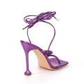 Elegant Strappy High Heels with Laced