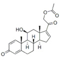 11beta,21-dihydroxypregna-1,4,16-triene-3,20-dione 21-acetate
 CAS 3044-42-6