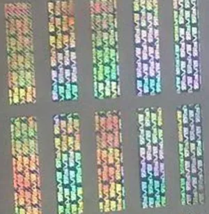 scratch labels hologram