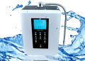 5 titanio ionizador de agua alcalina, máquina del purificador de agua salud con calefacción y pantalla Lcd