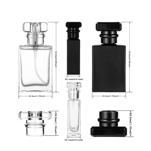 Pump Sprayer perfume bottle with acrylic cap