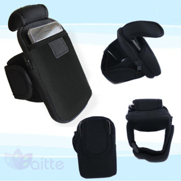 different size sporty universally armband with zipper pouch for phone