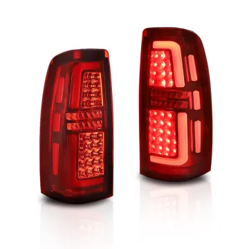 GMC LED Tail Light Red Lens - Fit for 1999-2002 Chevy Silverado & 1999-2003 GMC Sierra 1500/2500/3500