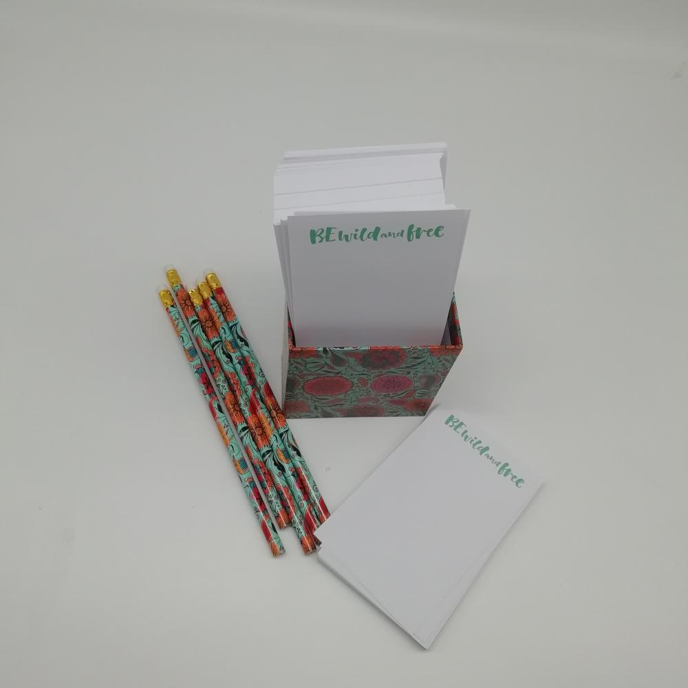 Ecycle Paper Sticky Note Pen With Shrink Wrapping