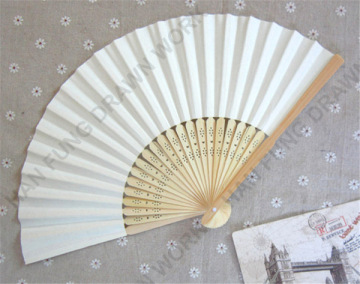 elegant wedding paper folding pocket fan