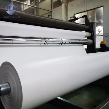 High-Density UV-Resistant PVC Tent Fabric with Acrylic Lacquer: 950gsm to 1050gsm Coated Tarpaulin Rolls