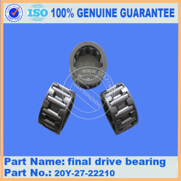 Komatsu spare parts PC200-7 final drive bearing 20Y-27-22210 for final drive parts