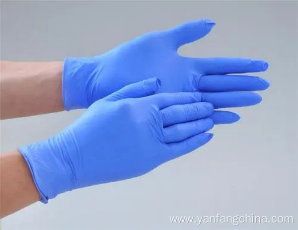 Safety Latex Free Rubber Nitrile Hand Gloves