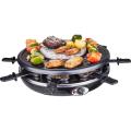 Circular oversized grill for 8 persons