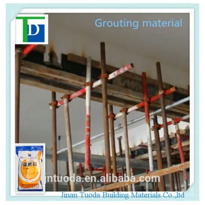 Concrete structure reinforcement grouting materials forprefabricated building component