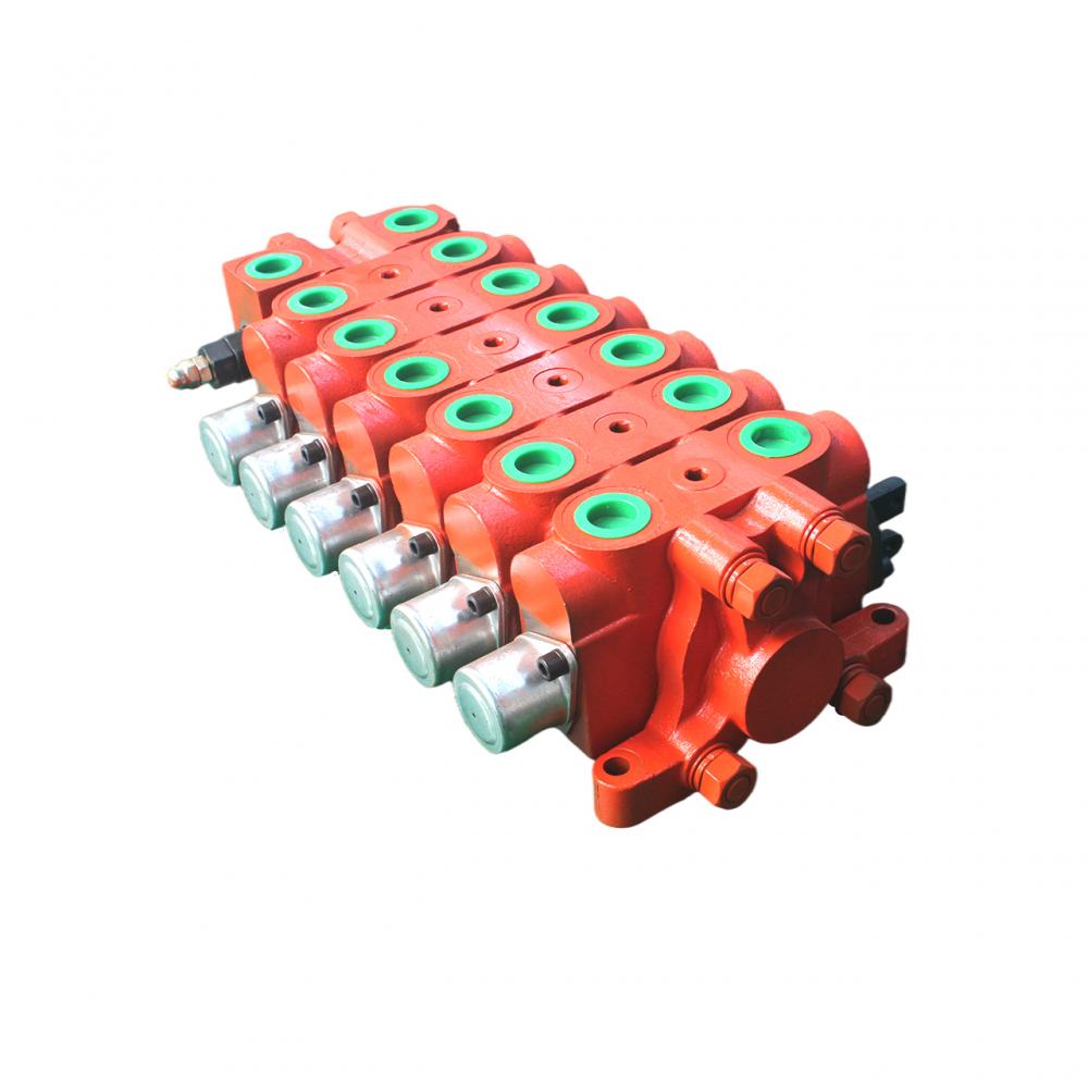 Sanitation vehicle hydraulic directional control valves