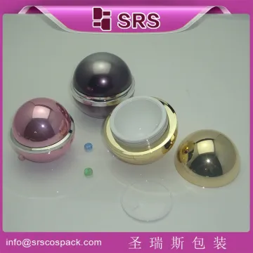 SRS free sample 80ml plastic acrylic jar , luxury 50 ml cosmetic jar