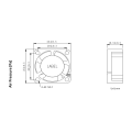 Hot Sale AGE02510 Silent Brushless Mini Cooling Fans