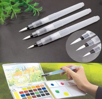 Art Refillable Watercolor Pencil Brush Pen Set for Painting and Calligraphy