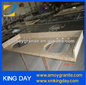G682 golden sand granite vanity tops