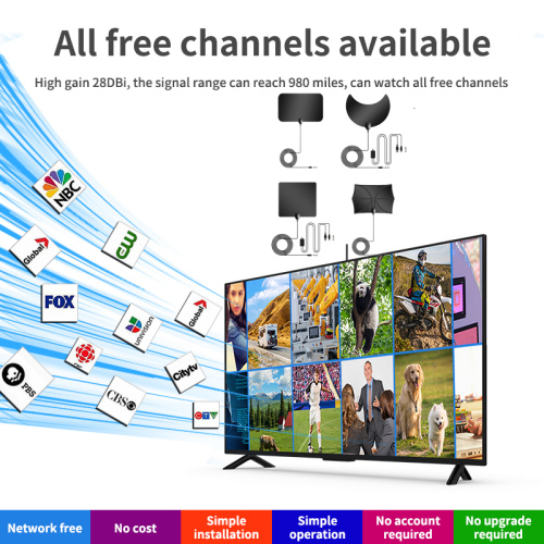 Diy Indoor Broadcast Outdoor Digital Tv Antenna