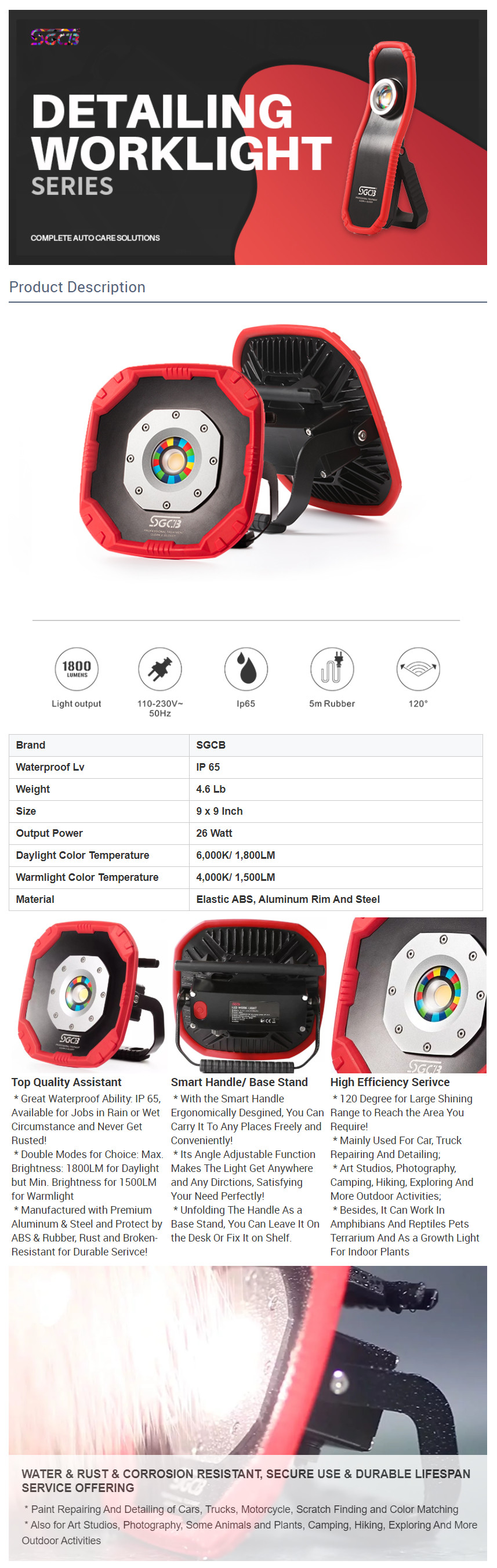 car inspection worklight