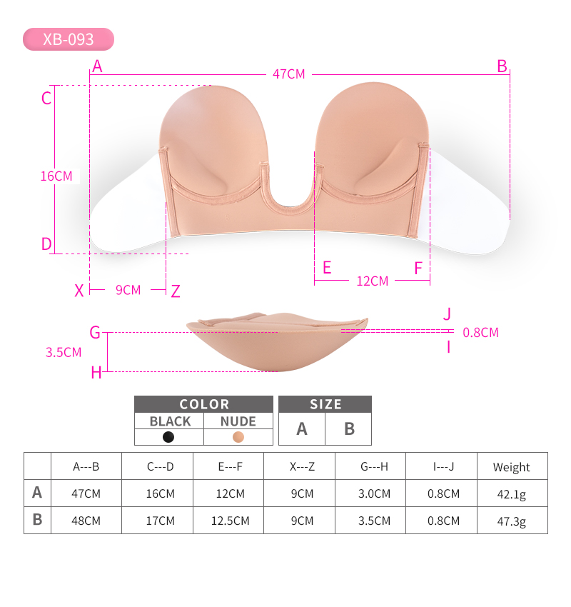 invisible cloth bra