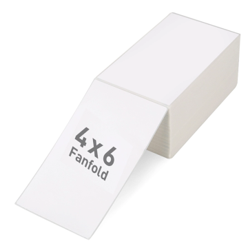 4x6 Fanfold Label Fanfold Shipping Labels