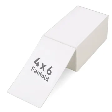 4x6 Fanfold Label Fanfold Shipping Labels