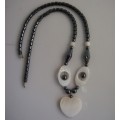 Hematite pearl Shell Necklace