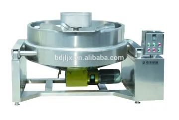 Stainless steel jacket cooking equipment for sesame paste