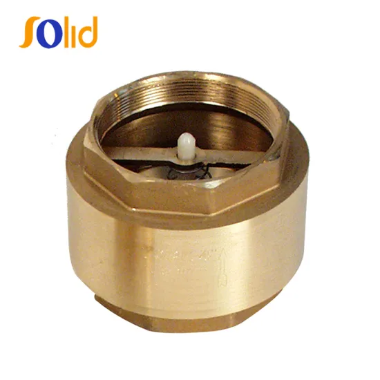 Brass spring check valve Brass non return one way check valve