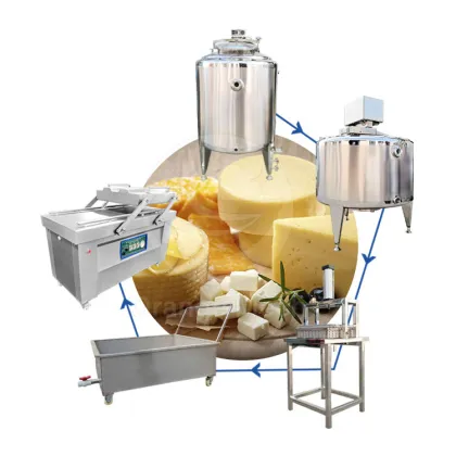 Small Scale Cheese Process Line: ORME Mozzarella Cheese Making Equipment including a Stretch Machine