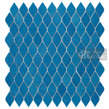 Blue Glass Mosaic Tiles For Pools