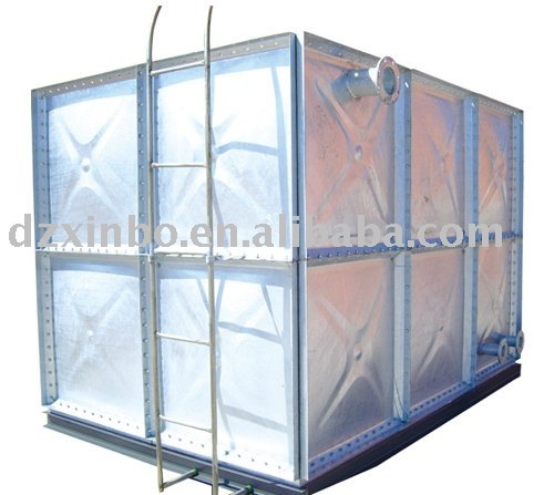 galvanized water tank for rain collecting exported/industrial water tank