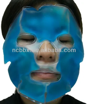 Cool gel face mask