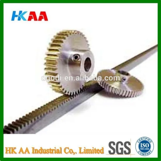 Dongguan China factory machining service stainless steel cnc gear rack and pinion, rack and pinion gear design