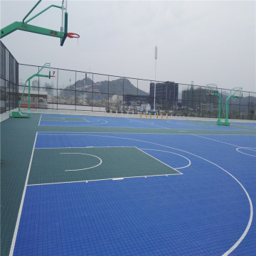 PP Court Tiles Flooring for Outdoor Basketball Court