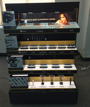 Customized Eyelash Makeup Store Cosmetic Display Rack