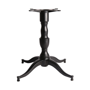 Base de mesa de metal de diseño moderno de buena calidad 853x853xh720 mm Base de mesa de jarrón de hierro fundido