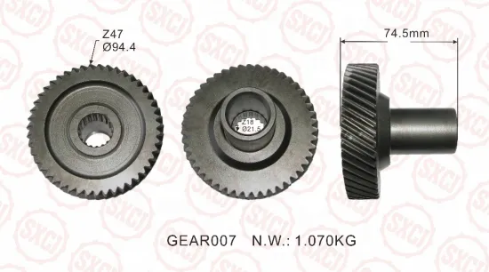 Auto Transmission Gearbox Parts Gear for ISUZU TFR54 OEM 8-94161920-1/8-94161-098-2/8-94161-920-1