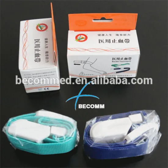 Disposable tourniquet emergency tourniquet wih buckle convenient for using