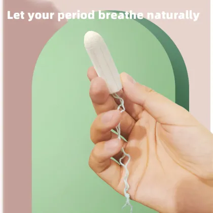 Biodegradable Cotton Tampon Applicator for Women