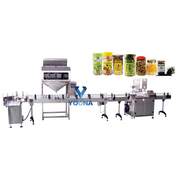Automatic Packaging Line Machine for Chips, Nuts, Coffee Beans, and Granules