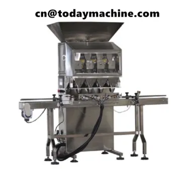 multihead CBD powder weighing and filling machine for turmeric powder