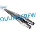 Weber 126mm Twin Parallel Screw Barrel for PVC Extrusion