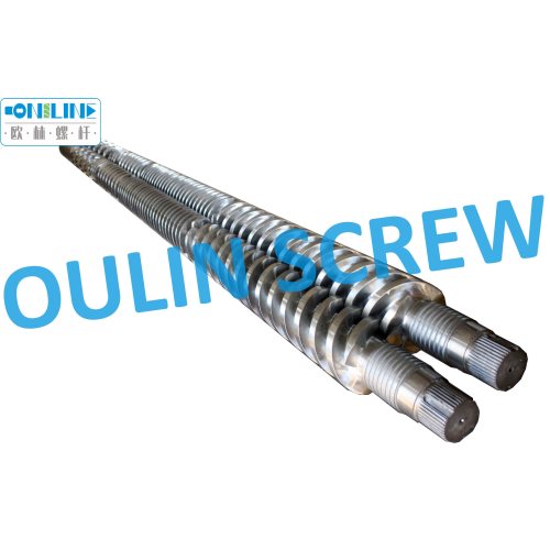 Weber 126mm Twin Parallel Screw Barrel for PVC Extrusion